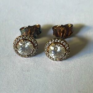 Pandora halo earrings